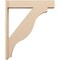 Ekena Millwork 7 1/2-in W x 38-in D x 46-in H Funston Block Rough Cedar Woodgrain TimberThane Outlooker, Primed Tan OUTUR075X38X46FST44RCPR - alternate 6